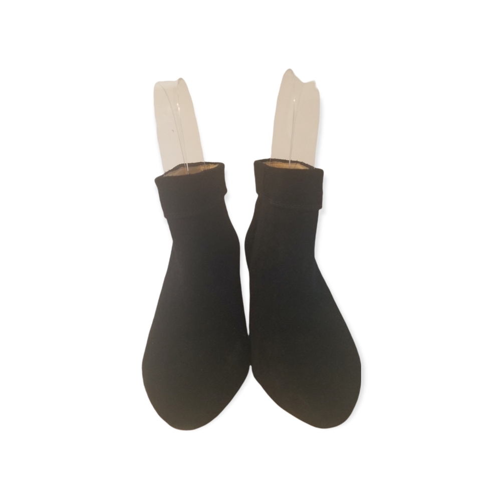 Lucky Brand Zaprika Black Suede Booties S 7M